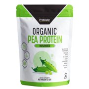 Probase Nutrition Organic Pea Protein Powder - Unflavored - Plant Based - Vegan - Unsweetened, No Added Sugar, Gluten and Soy Free, Paleo and Keto Friendly, 2 LBS