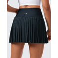thumbnail image 2 of Falda CRZ YOGA Deportiva Plisada de Cintura Alta Azul Marino XL, 2 of 6