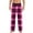 Pink(Soft), variant on CYiJun Mens Pajama Pants Flannel Cotton Plaid Sleep & Lounge Pants, PJ Bottoms with Pockets