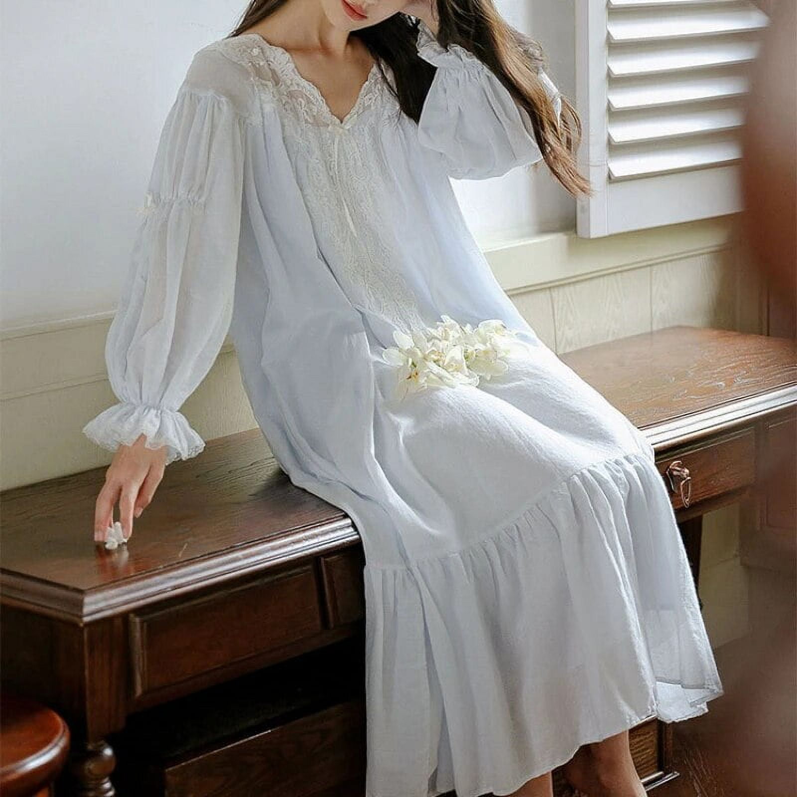 Women's pure cotton nightwear hotsell