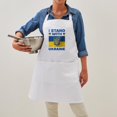 thumbnail image 4 of CafePress - I Stand With Ukraine - Kitchen Apron with Pockets, Grilling Apron, Baking Apron, 4 of 5