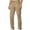 Khaki, variant on Cargo Pants for Men, Work Pants for Men, Loose Oversized Casual Three Bag Zipper Work Suit with Multiple Pockets and Straight Pants Tactical Pants Men XXL