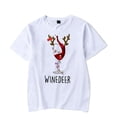 thumbnail image 5 of Ropa de pareja divertida de Navidad, Winedeer y Reno, cerveza, parejas, hombres y mujeres, diseño de Feliz Navidad, camisetas de amantes, 5 of 5