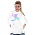thumbnail image 3 of Christian Faith Jesus Freak Cross Long Sleeve TShirt Men Women Brisco Brands S, 3 of 5