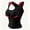 Black, variant on Women's Shapewear Bodysuit with Built-in Bra Plus Size Firm Control
