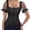 Black, variant on Grebrafan Corset Gothic Punk Bustier Women Off Shoulder Rose L