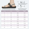 thumbnail image 6 of MEGNYA Hiking Sandals for Women, Comfortable Walking Flip Flop Sandals with Arch Support, Athletic Sandals with Hook and Loop Straps for Beach Vacation Adventure, 6 of 8