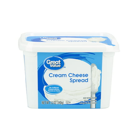 Great Value Cream Cheese Spread, 8 oz - Walmart.com