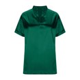thumbnail image 2 of TaTaai Women's Satin V-Neck Blouse Short Sleeve Loose Fit Spring Summer Casual Chic Top Shirt for Daily Work Office Party Vacation Gift, 2 of 7