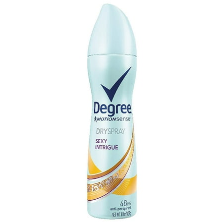 Degree Women Antiperspirant Deodorant Dry Spray, Sexy Intrigue, 3.8