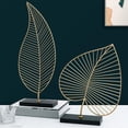 thumbnail image 4 of Escultura de hierro perfecl Hoja de Monstera Arte Dormitorio Hogar Tamaño Pequeño y Grande, 4 of 7