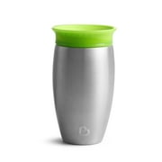 Munchkin® Miracle® 360° Stainless Steel Toddler Sippy Cup, 10 oz, Green, Unisex