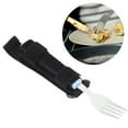 thumbnail image 4 of Handle Adaptive Grip Fork, Stainless Steel Easy Hold Utensil Flexible Spoon Fork Rotating Dining Eating Aids Utensil Adaptive Utensil For Those With Arthritis And Weak Grip, 4 of 8