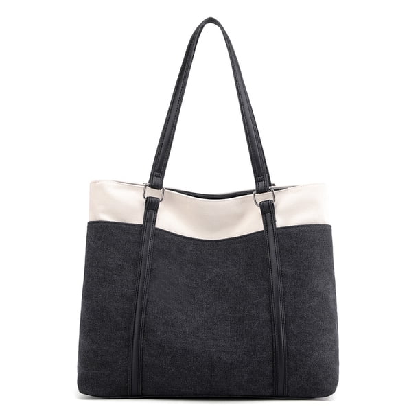Bolso de hombro único Irfora Bolso de mano de lona para mujer, de gran capacidad, para compras, viajes, Vintage Irfora Bolso de hombro único