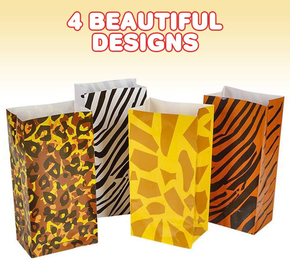 12 Pieces Party Supplies Details about   Medium Paradise Safari Gift Bags With Tags 