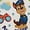 Paw Patrol, variant on Zak Designs 8-Piece Bamboo Melamine Kids Dinnerware Set