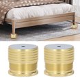 thumbnail image 1 of Adjustable Bed Riser, Heavy Duty Furniture Riser for Sofa, Table, Wardrobe, 500kg Load, Aluminum Alloy Leg Support, Anti Slip Pads, Silent Installation, Integrated Design, 1 of 7