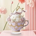 thumbnail image 1 of Uuiauoio Roses Hearts House Teacup Acrylic Desktop Decoration, Suitable for Home Décor in Living Room or Office. Idea Gift Choice: Birthday, Anniversary, Valentine's Day, Celebrations, 1 of 9