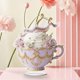 thumbnail image 1 of CaiYueKe Romantic Heart Teacup Acrylic Ornament Decorative Gift for Couples Valentine's Day Anniversary Wedding Home Decor Kitchen Desk Tabletop Decoration Love Present Souvenir Collectible, 1 of 9