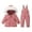 Pink, variant on Hellosay Ski Suits for Kids Boys Girls Waterproof Windproof 2 Piece Snowsuit Jumpsuit and Jacket Snow Suit Winter Outdoor Overalls 6 Months-3T