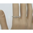 thumbnail image 5 of Oryn Jewelry 0.4 Ct Round Brilliant Cut Moissanite Band - 14K White Gold Plated Bands for Her - Eye-Inspired Dainty Moissanite Bands - Evil Eye Daily Wear Jewelry, 5 of 6