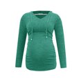 thumbnail image 2 of Smallshow Long Sleeve Pregnancy Shirt Hoodie Maternity Tops Clothes for Women, 2 of 4