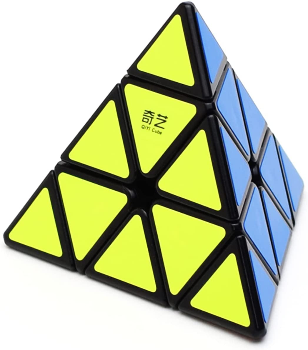 Newest  3D Tringle Circle Pyramid Magic Cube Twist Puzzle Toys Black
