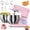 Sakura Pink, variant on Stand Mixer, 5.3QT Tilt-Head Kitchen Mixer with Stainless Steel Bowl, 10 Speeds, Dough Hook, Beater & Whisk for Bread Dough, Cakes & Cookies