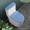 thumbnail image 2 of FOR U DESIGNS Star Pattern Toilet Lid Cover Set of 2, Comfortable Bathroom Toilet Protector, Machine Washable Seat Covers Fits Most Size Toilet Lids, Gifts for Family, 2 of 8