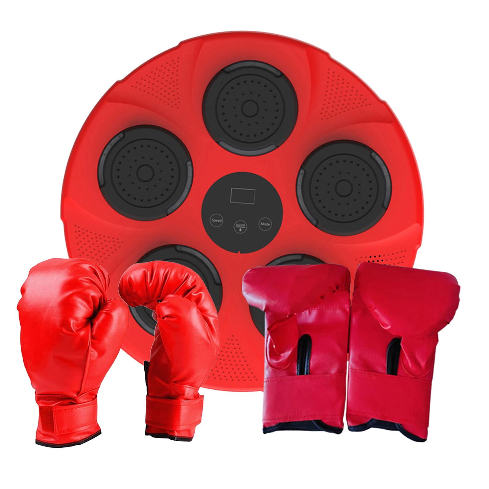 harayaa Electronic Boxing Machine Mode Speed Adjustable Boxing Training Equipment Boxing Red Adults Gloves