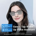 thumbnail image 3 of 2025 New Smart Glasses, AI Voice Assistant, 3s Auto Dimming &amp; Anti-Blue Light, Wireless HD Calls, Hi-Fi Music, Stylish Unisex Eyewear for Driving, Sports &amp; Holiday Gifting, 3 of 12