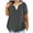 Gray1, variant on GigrtiJin Plus Size Tops for Women V-Neck Casual Loose Summer Blouse Short Sleeve Comfy Basic Solid Color Shirts