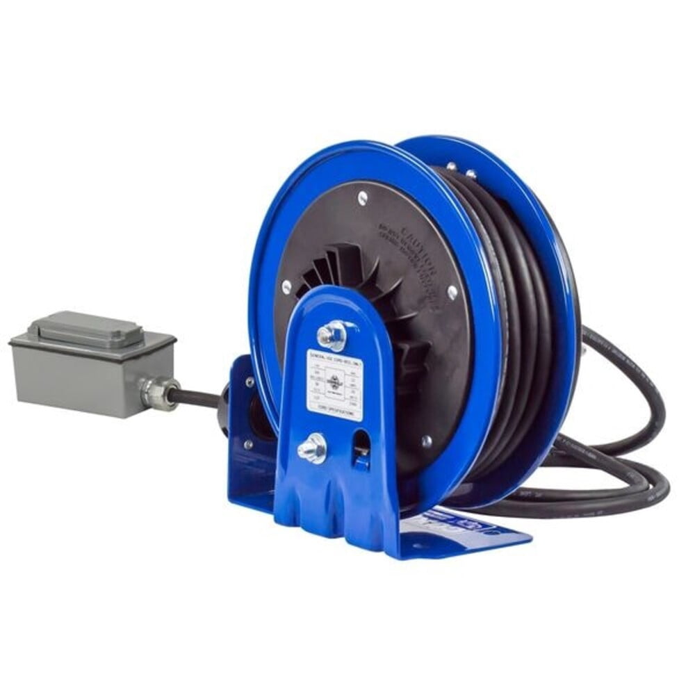 Coxreels Compact Spring Driven Cord Reel Duplex Gfic Rec 12Ga X 30'