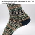 thumbnail image 3 of Calcetines suaves casuales de punto, 5 pares de calcetines de lana Calcetines de lana Calcetines cálidos gruesos y acogedores Diseño exquisito, 3 of 8