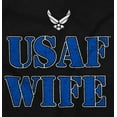 thumbnail image 2 of US Air Force USAF Wife Proud Spouse Women Crewneck Sweatshirt Brisco Brands S, 2 of 6