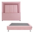 thumbnail image 1 of Box Base Cama + Cabecera Bora Queen Size Rosa Dicasa Bora Pink, 1 of 8
