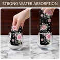 thumbnail image 6 of 2 Pcs Pioneer Flower Floral Print Pattern Kitchen Towels, Funny Microfiber Dish Towel Set, 18" X 26" Tea Towels, 6 of 6