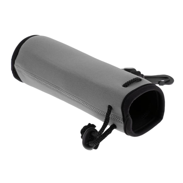 Enfriador de botella de agua con aislamiento de neopreno gris shamjiam Funda de botella de agua deportiva