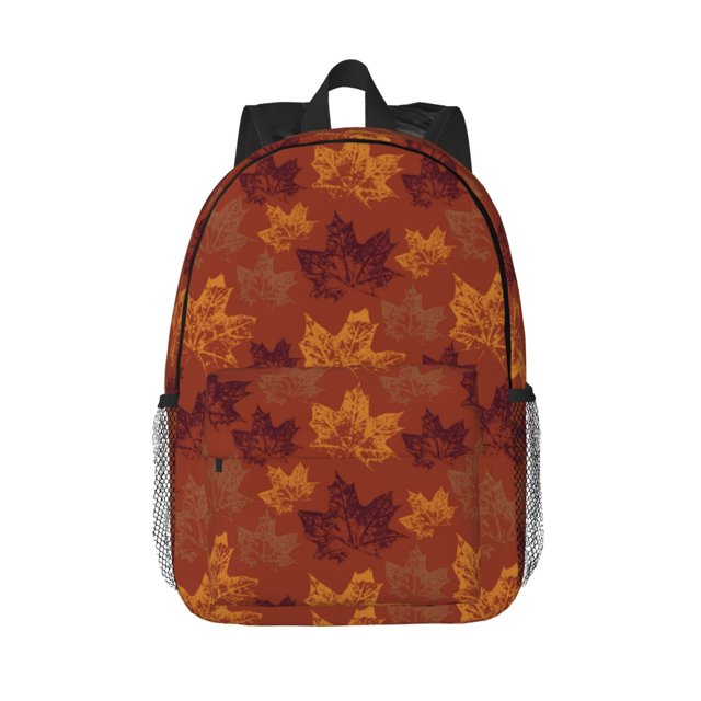 Disketp fall Maple for 15 Inch Lightweight Student Backpack,Travel backpack,Perfect for School, Work, Travel, Durable and Comfortable