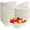 White, variant on 100 Pack 8 oz Disposable Paper Bowls,Compostable Bagasse Bowls,Small Biodegradable Heavy-Duty Bowl for Hot and Cold Food
