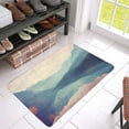 thumbnail image 3 of MKHERT Mountain and Lake Mist Landscapes Montana USA Nature Theme Doormat Rug Home Decor Floor Mat Bath Mat 30x18 inch, 3 of 3