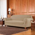 thumbnail image 2 of Subrtex 2-Piece Stretch Striped Jacquard Sofa Slipover, 2 of 6