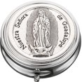 thumbnail image 1 of Virgin Rosary Prayer Bead Box Christ Keepsake Holder Jewelry Display Storage Box Christian Necklace Box, 1 of 8