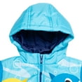 thumbnail image 4 of Pinkfong Baby Shark Infant Baby Boys Zip Up Puffer Jacket Infant to Toddler, 4 of 5