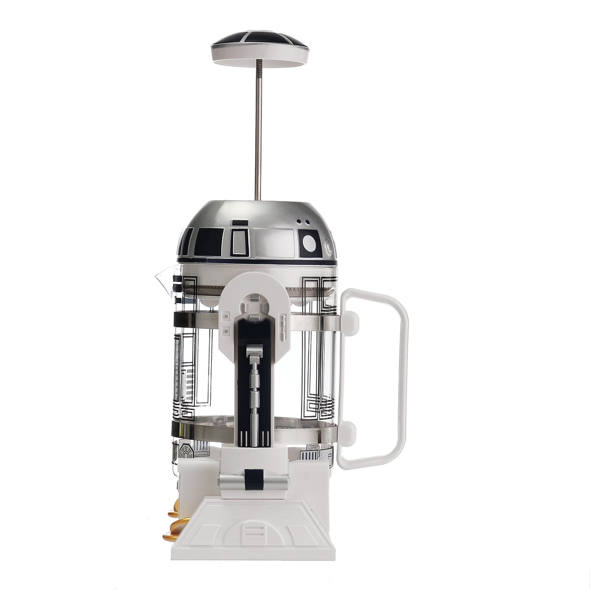 R2-D2 32oz/960ML Household Robot French Press Coffee Maker Machine Tea Pot 