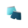 thumbnail image 4 of XFeng 4 Packs Boys Underpants Dinosaur Boxer Shorts Briefs Kids Soft Underwear,Solid Colors,11-12 Years, 4 of 5