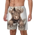 thumbnail image 1 of Fotbe Cute Cow Bath Traje de Baño para Hombre – Shorts de Natación de Secado Rápido con Forro y Bolsillos-XX-Large, 1 of 6