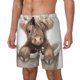 thumbnail image 1 of Fotbe Cute Cow Bath Traje de Baño para Hombre – Shorts de Natación de Secado Rápido con Forro y Bolsillos-XX-Large, 1 of 6