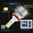 thumbnail image 6 of FZPJJNB for Nissan Altima 2007-2018 Combo LED Headlight High Low + Fog Light bulbs Kit,H8 H9 H11,White,C6,C04, 6 of 18
