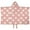 Pink Daisy Flower, variant on Pink Daisy Flower White Blooms Pattern Hooded Bath Towel,50"x30" for Ages 3 To 12 Kids, Quick Dry Lightweight Soft Microfiber Hood Beach Towel Cover Up for Kids